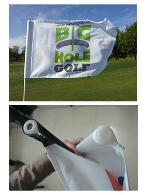Golf flags custom
